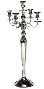 Kandelaber "XL"  5-flammig Kerzenleuchter, ca. 95cm, poliert